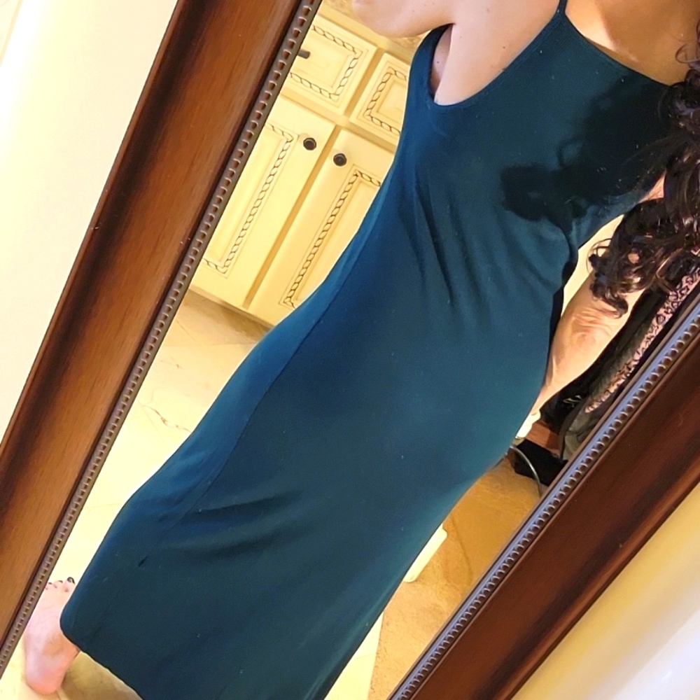 Forever 21 Rich Team Cami Micro-Ribbed Maxi Dress, M - Picture 10 of 16